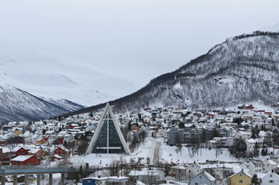 Eismeerkathedrale in Tromso (eigentlich Tromsdalen kirke)