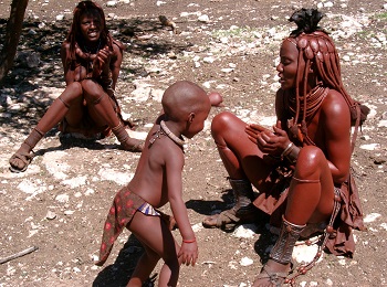 Kaokoveld- Besuch eines Himba-Dorfes