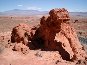 Valley of Fire State Park, Elefant Rock, Nevada USA