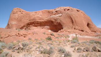 Hole-in-the-rock road - Dance Hole Rock, Utah, USA