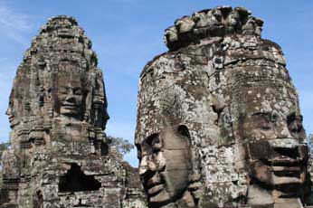 Gesichter am Tempel Bayon - Angkor Thom