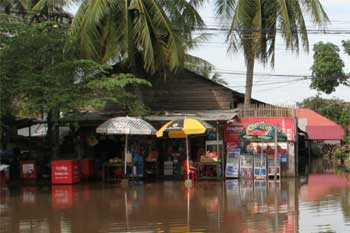 Regenzeit in Kambodscha
