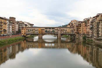 Florenz - Ponte Vecchio, Arno