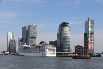 Rotterdam Skyline - MSC Preziosa