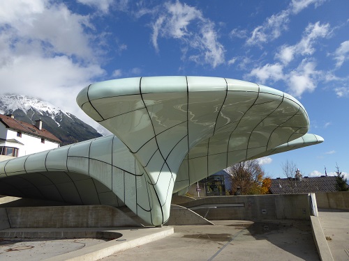 Zaha Hadid Hungerburgbahn Station in Innsbruck