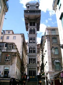 Lissabon - Elevador de Santa Justa