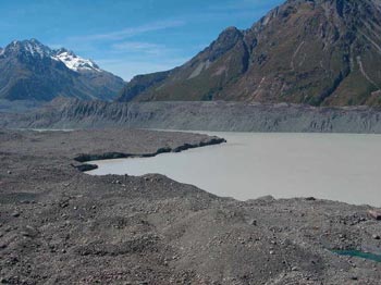 Mount Cook National Park - Hooker Gletscher